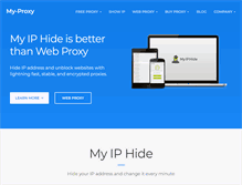 Tablet Screenshot of my-proxy.com